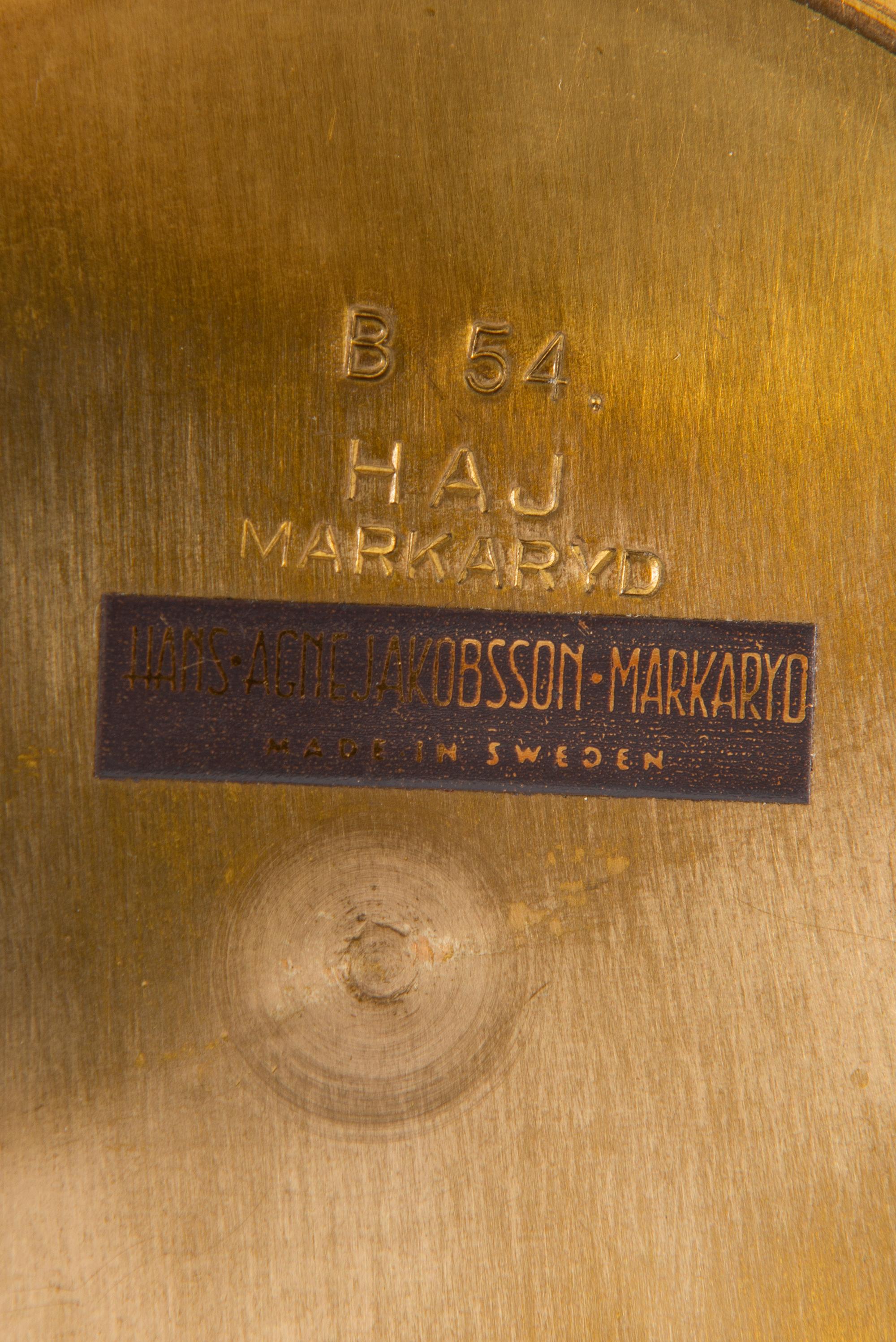 Suédois Lampe de bureau Hans-Agne Jakobsson modèle B-54 par Hans-Agne Jakobsson en Suède en vente
