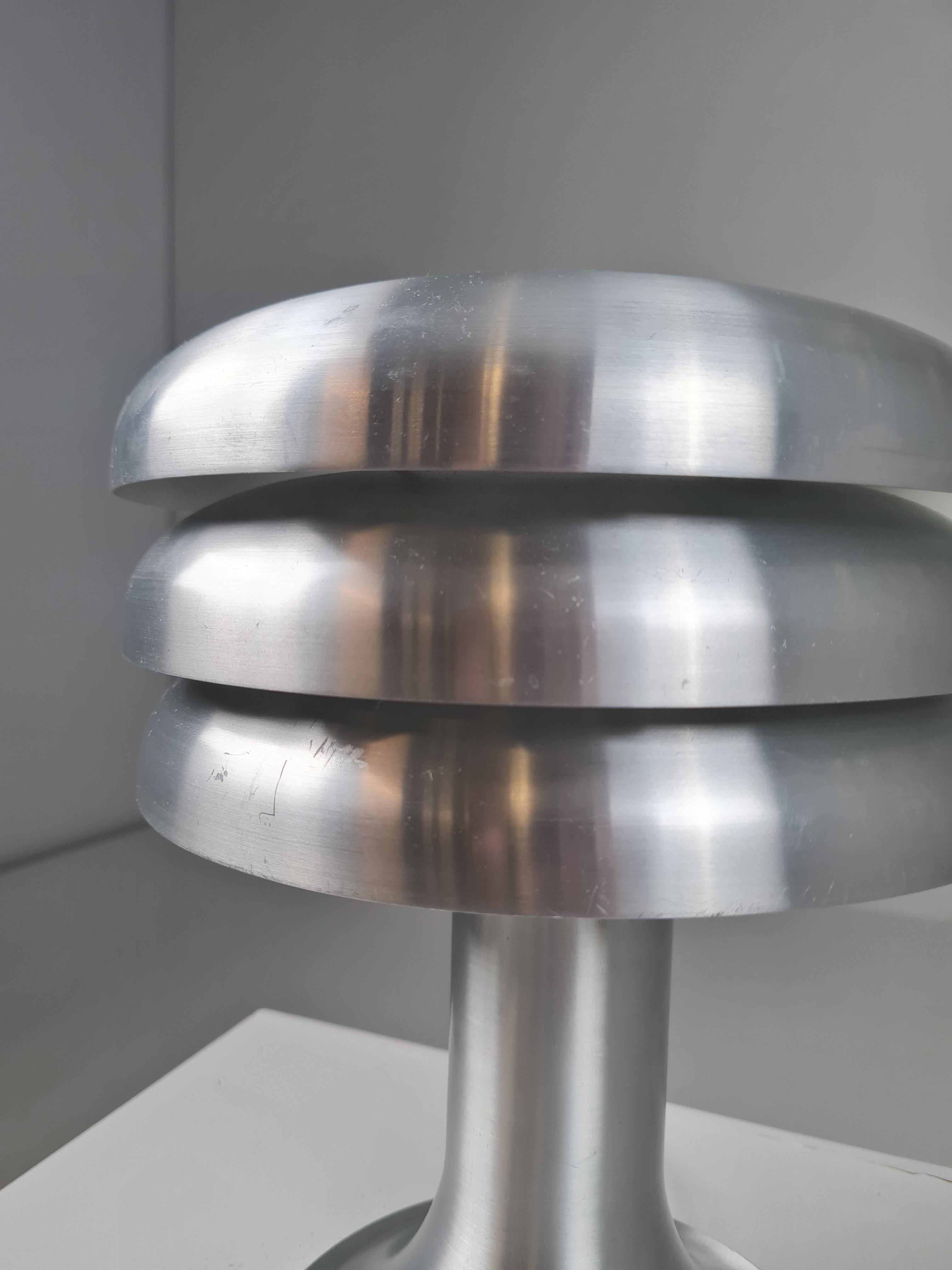 Lampada da tavolo Hans-Agne Jakobsson Modello BN25 in alluminio, Markaryd 1960s in vendita 5