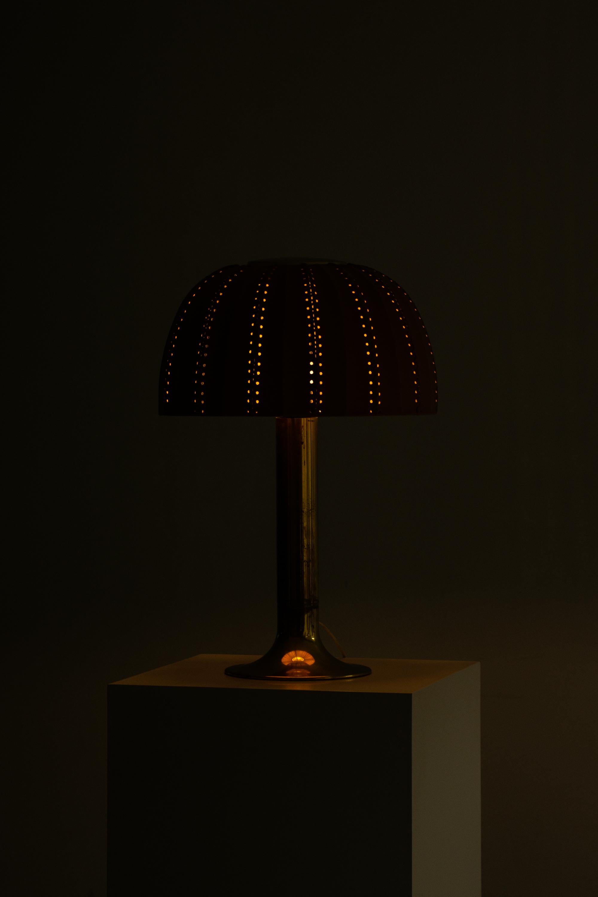 Brass Hans-Agne Jakobsson Table Lamp Model Carolin by Hans-Agne Jakobsson AB in Sweden