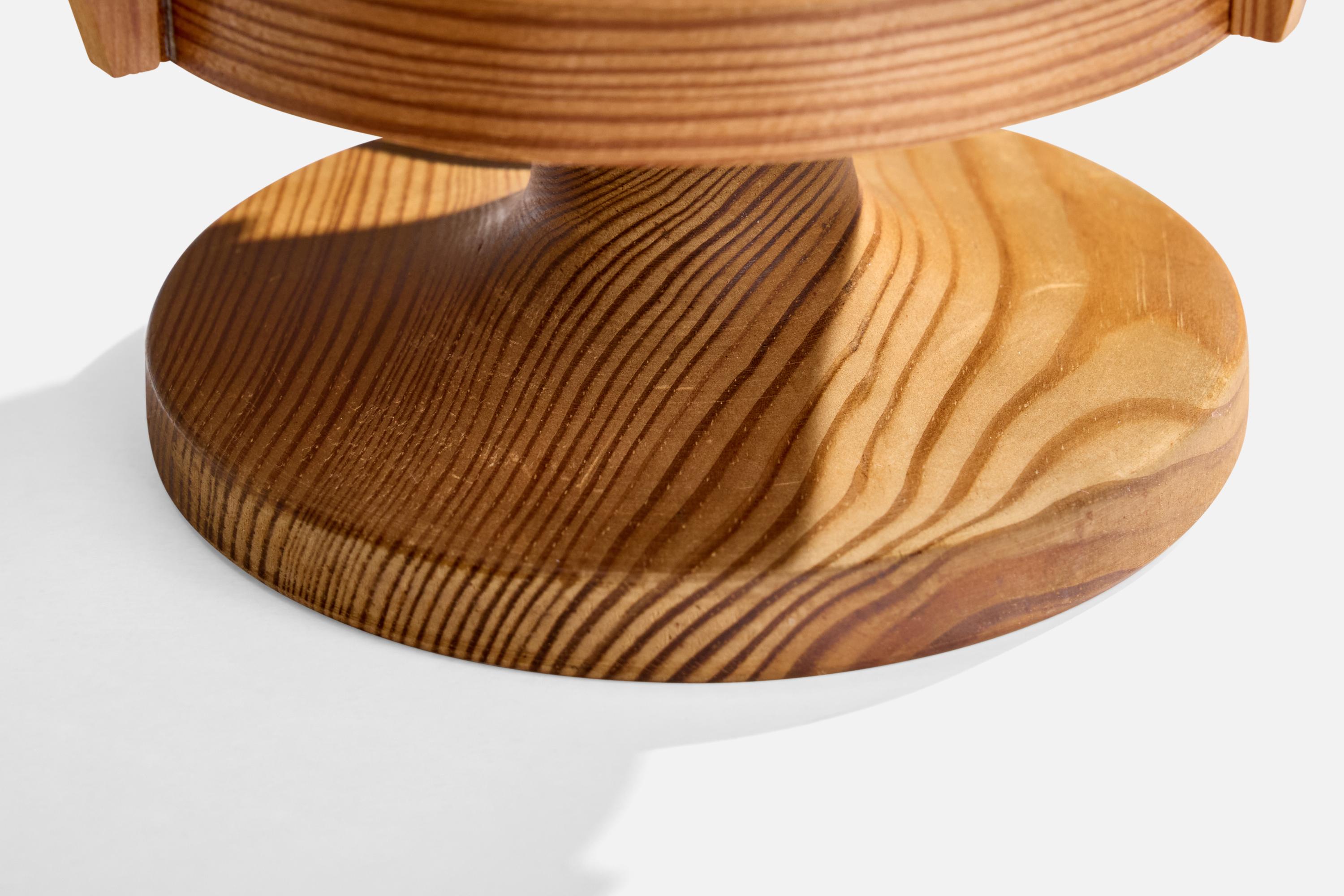 Hans-Agne Jakobsson, Tischlampe, Kiefernholz, Schweden, 1970er Jahre im Angebot 1