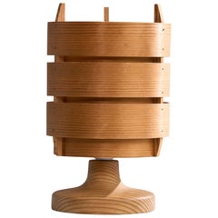Hans-Agne Jakobsson, lampe de bureau en pin, Suède, années 1970