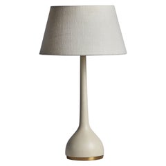 Hans-Agne Jakobsson, Lámpara de mesa, Madera, Latón, Suecia, Años 60