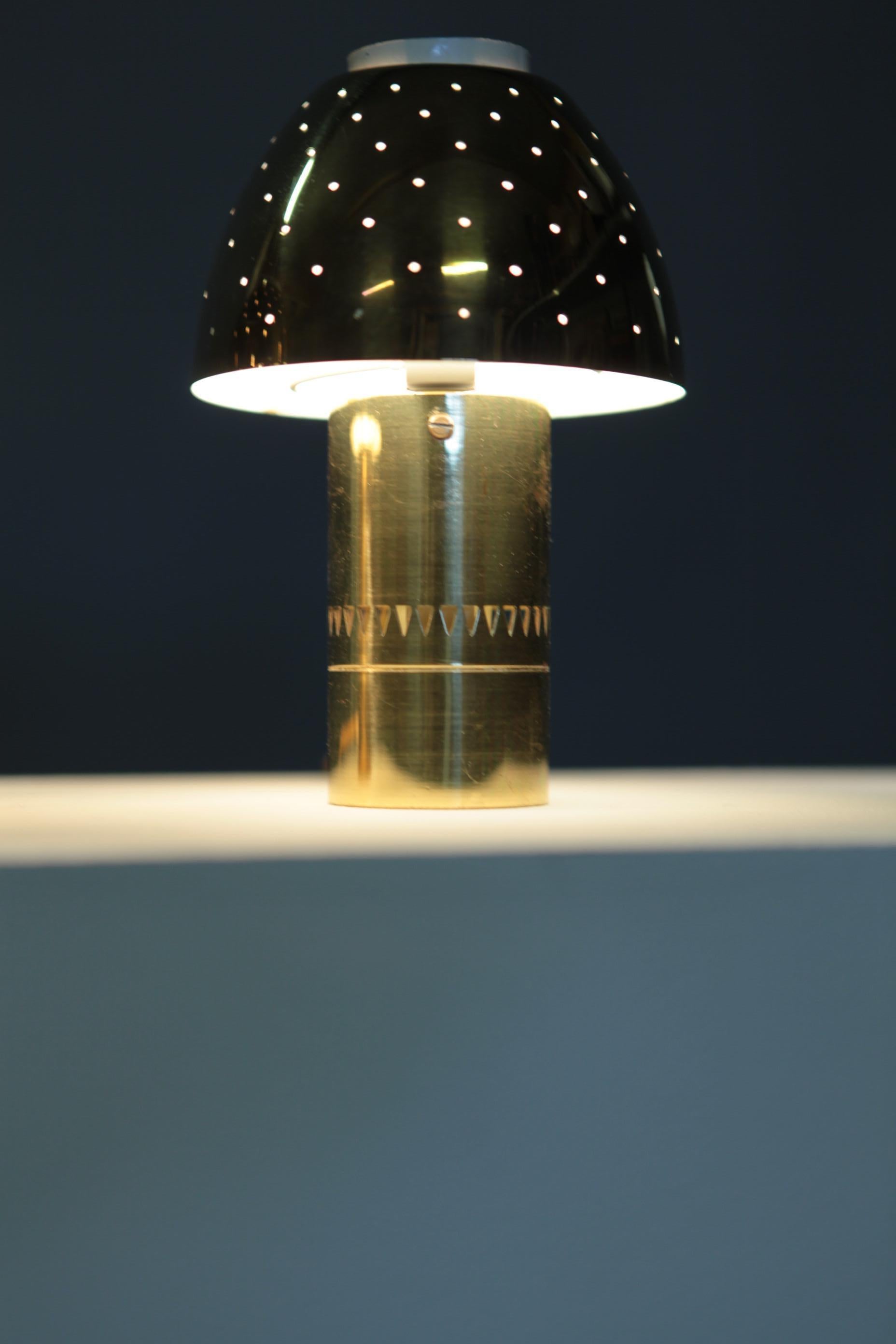 Mid-20th Century Hans-Agne Jakobsson, Table Lamps Model B-221 in Brass