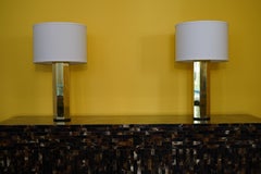 Hans Agne Jakobsson Table Lamps, Brass Bases, Sweden, 1970