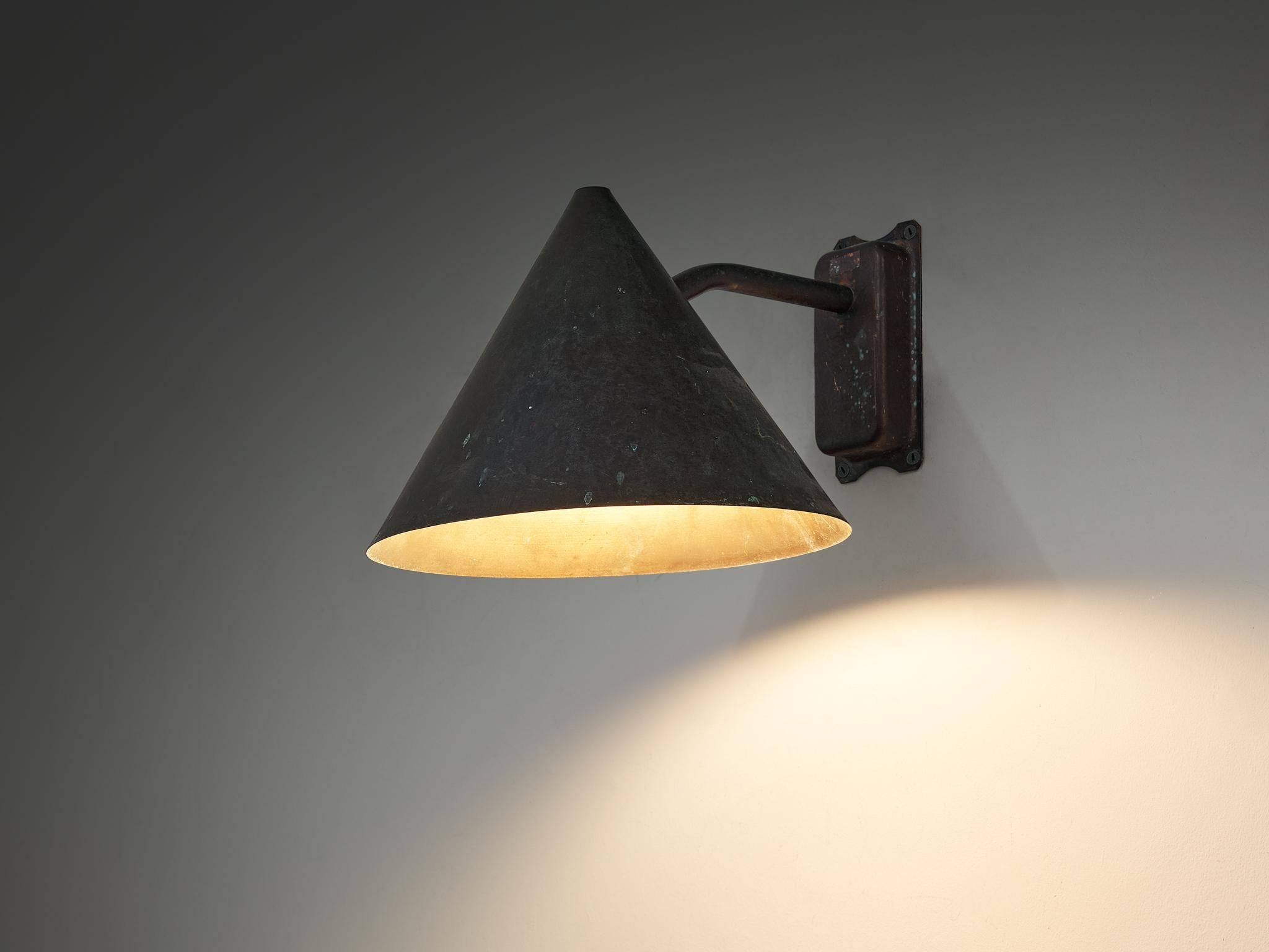 Mid-Century moderno Applique in rame 'Tratten' di Hans-Agne Jakobsson in vendita
