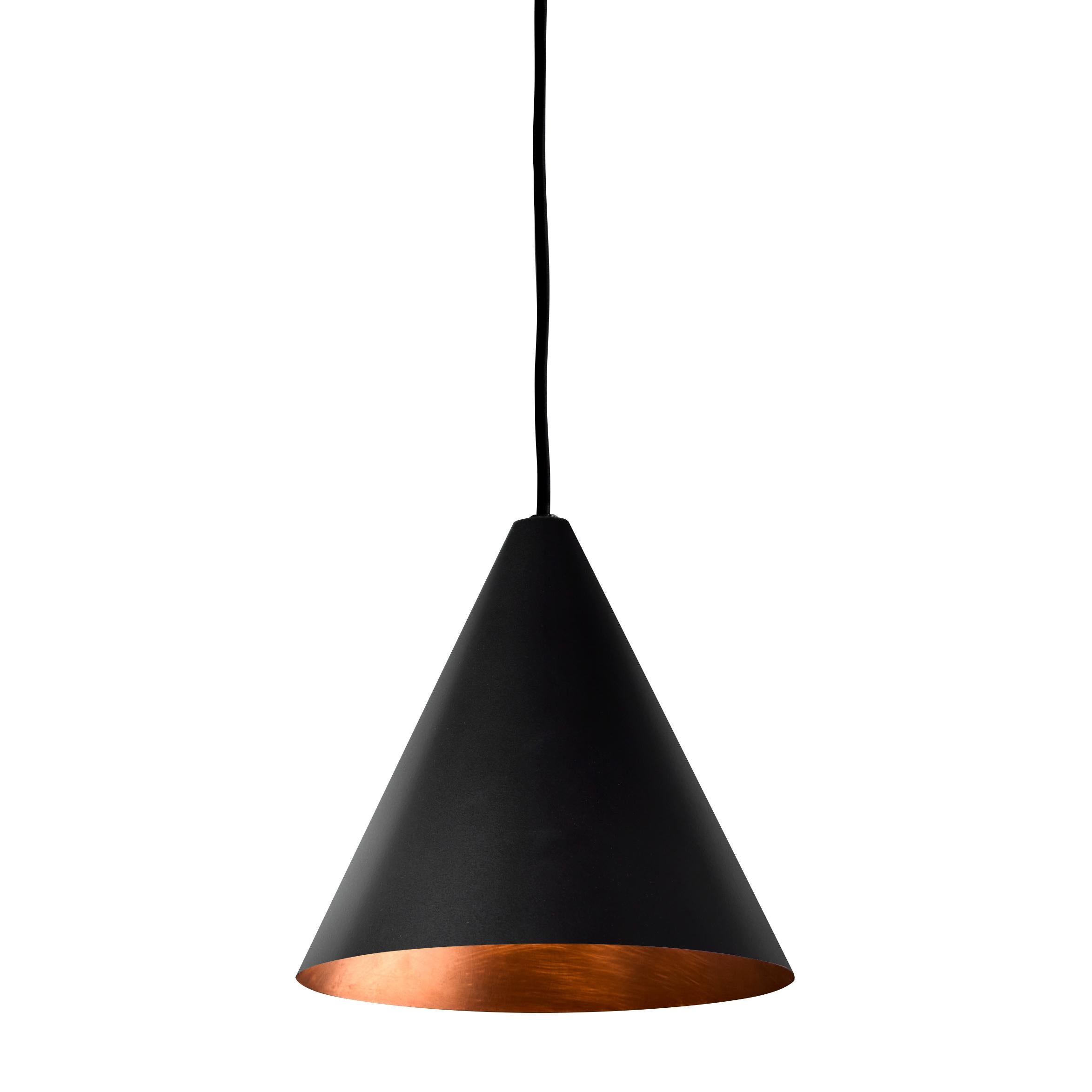 Contemporary Hans-Agne Jakobsson 'Tratten' Outdoor Pendant in Black For Sale