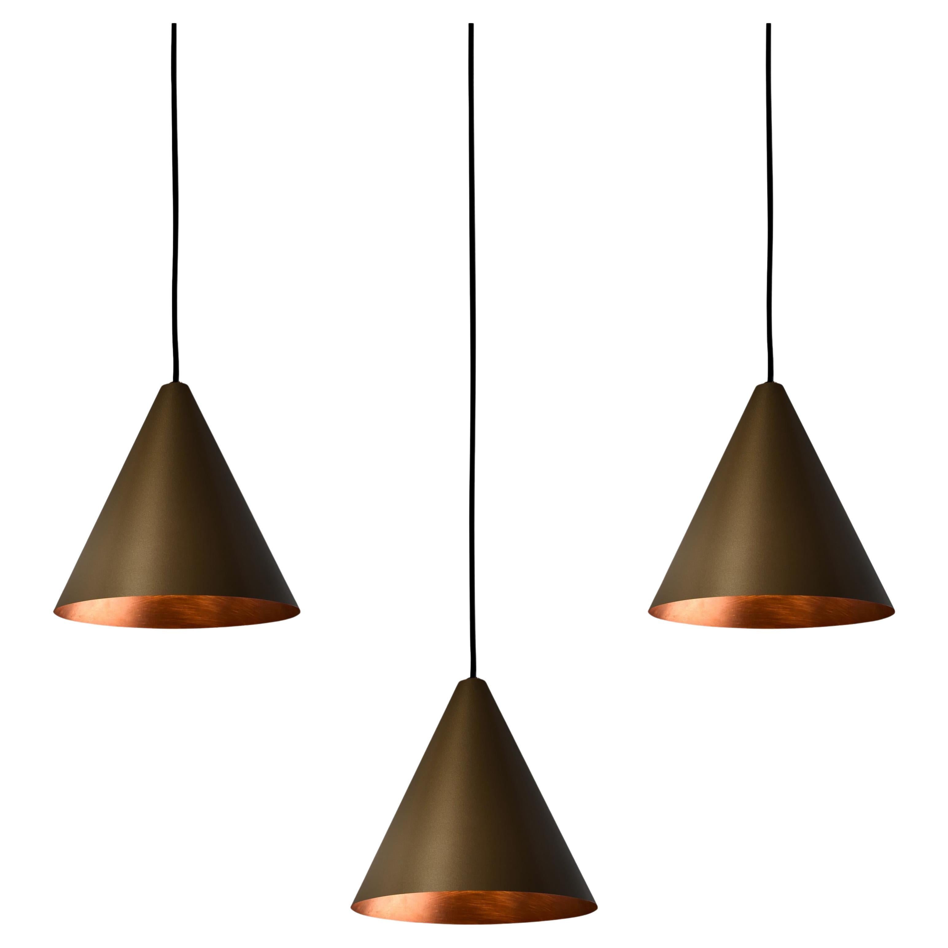 Hans-Agne Jakobsson 'Tratten' Outdoor Pendant in Brown