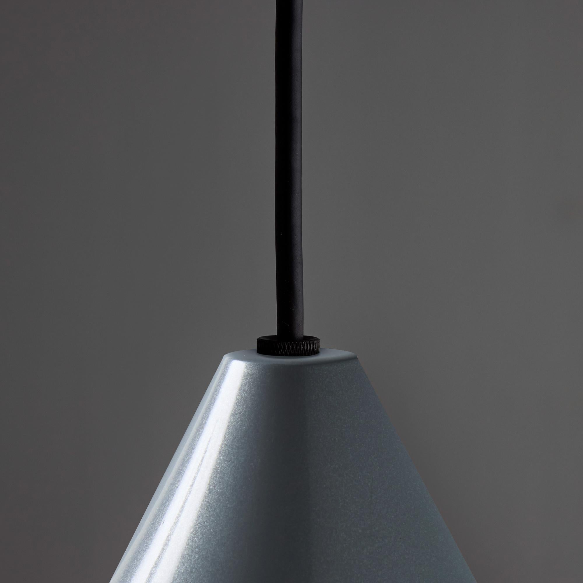 Hans-Agne Jakobsson 'Tratten' Outdoor Pendant in Silver In New Condition For Sale In Glendale, CA