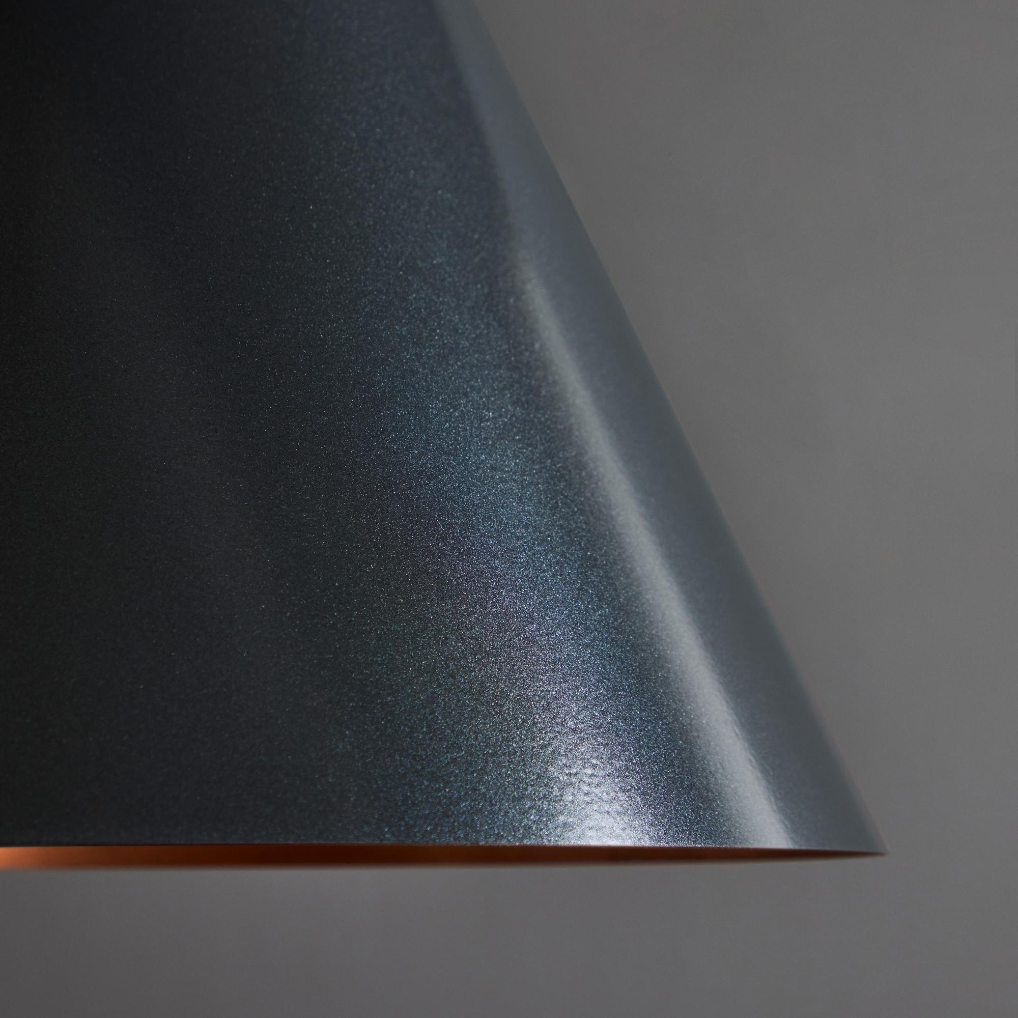Swedish Hans-Agne Jakobsson 'Tratten' Outdoor Pendant in Steel For Sale