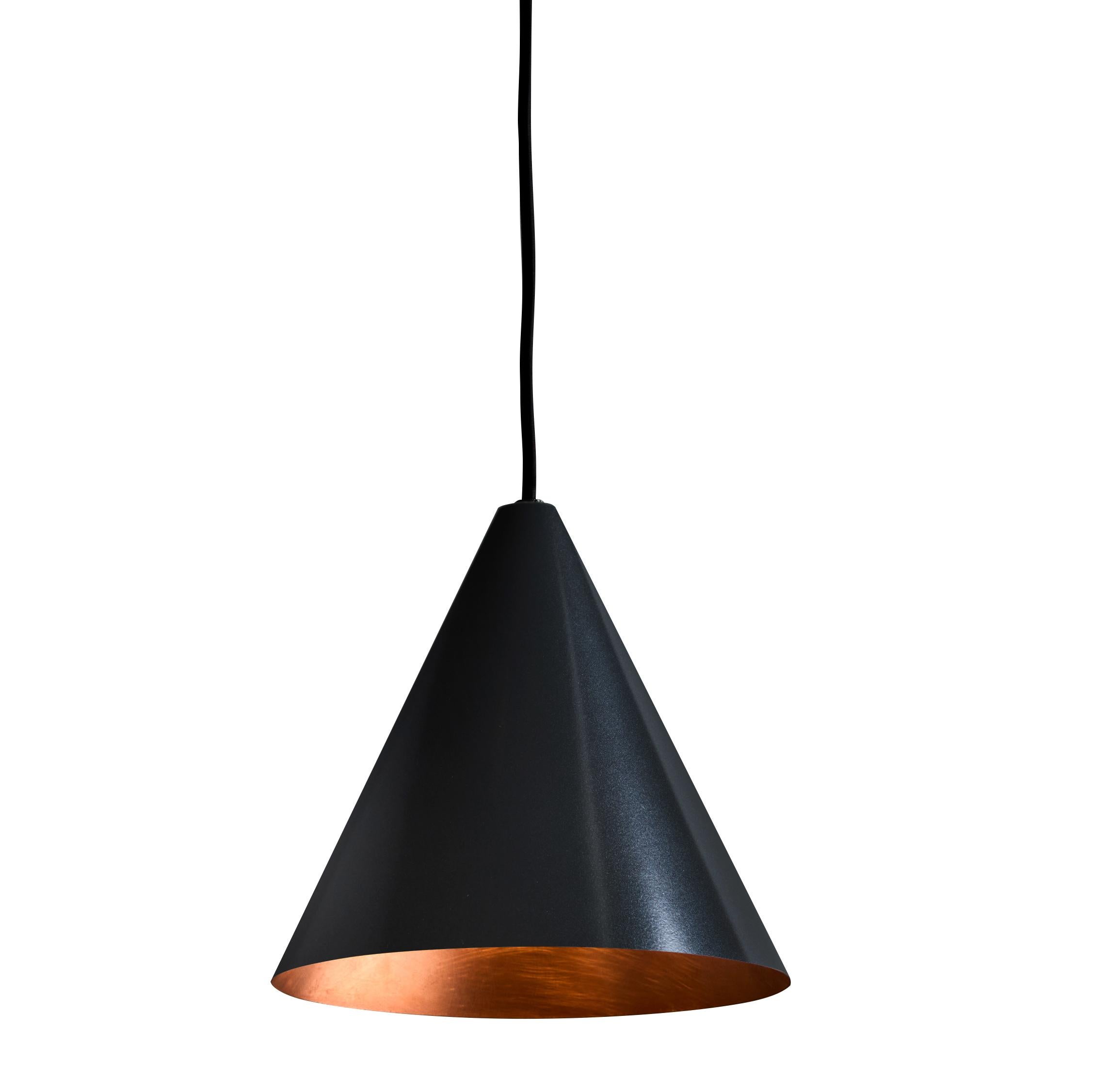 Contemporary Hans-Agne Jakobsson 'Tratten' Outdoor Pendant in Steel For Sale