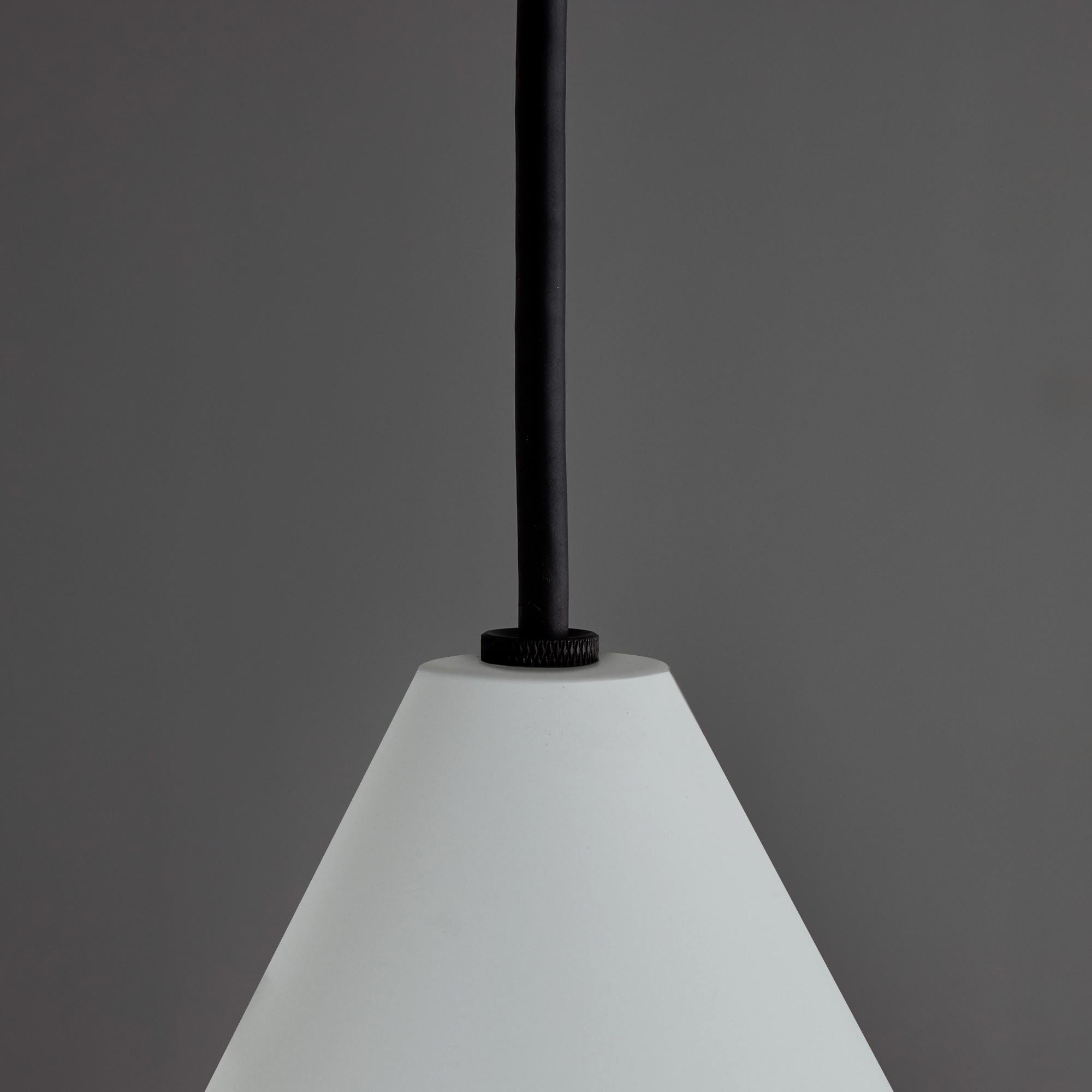 Hans-Agne Jakobsson 'Tratten' Outdoor Pendant in White In New Condition For Sale In Glendale, CA