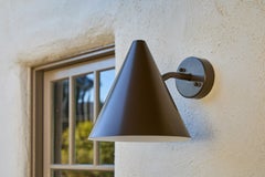 Hans-Agne Jakobsson 'Tratten' Outdoor Sconce in Painted Brown