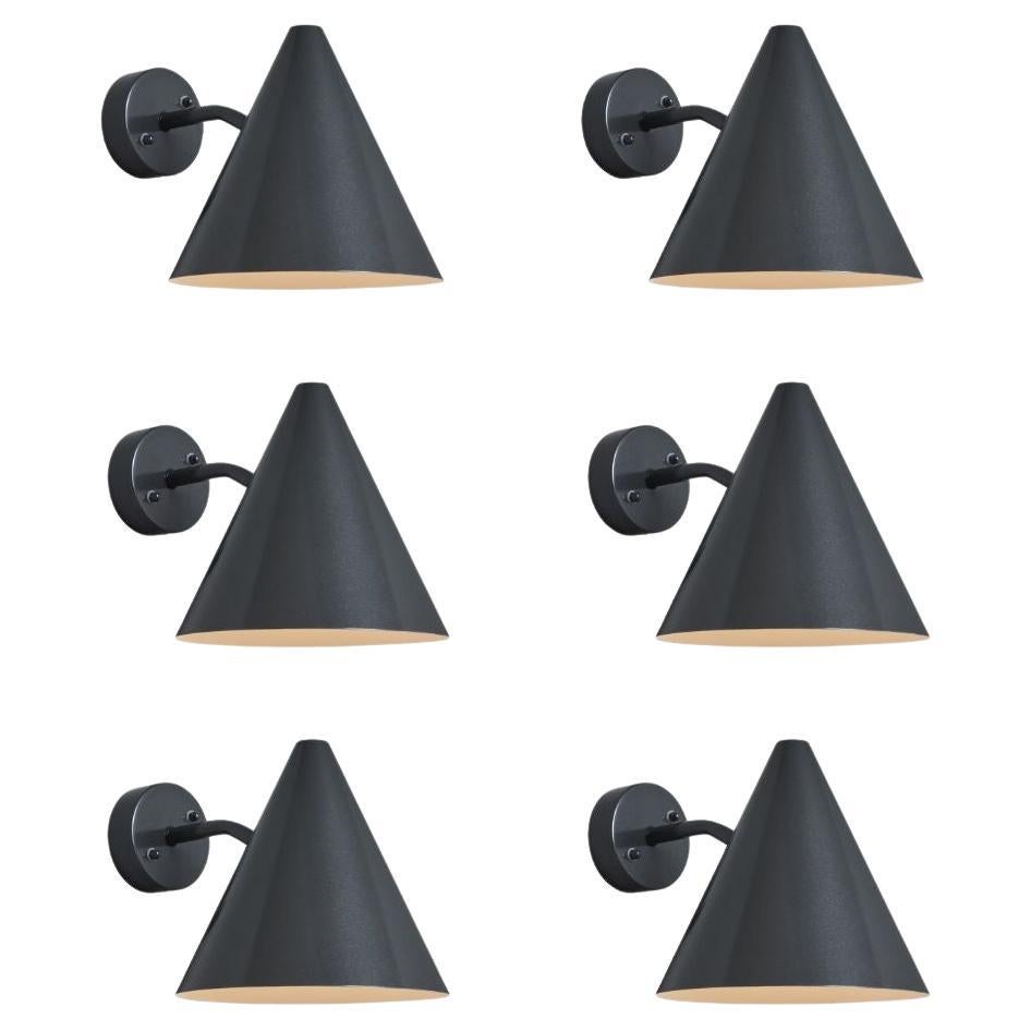 Hans-Agne Jakobsson 'Tratten' Outdoor Sconce in Painted Steel