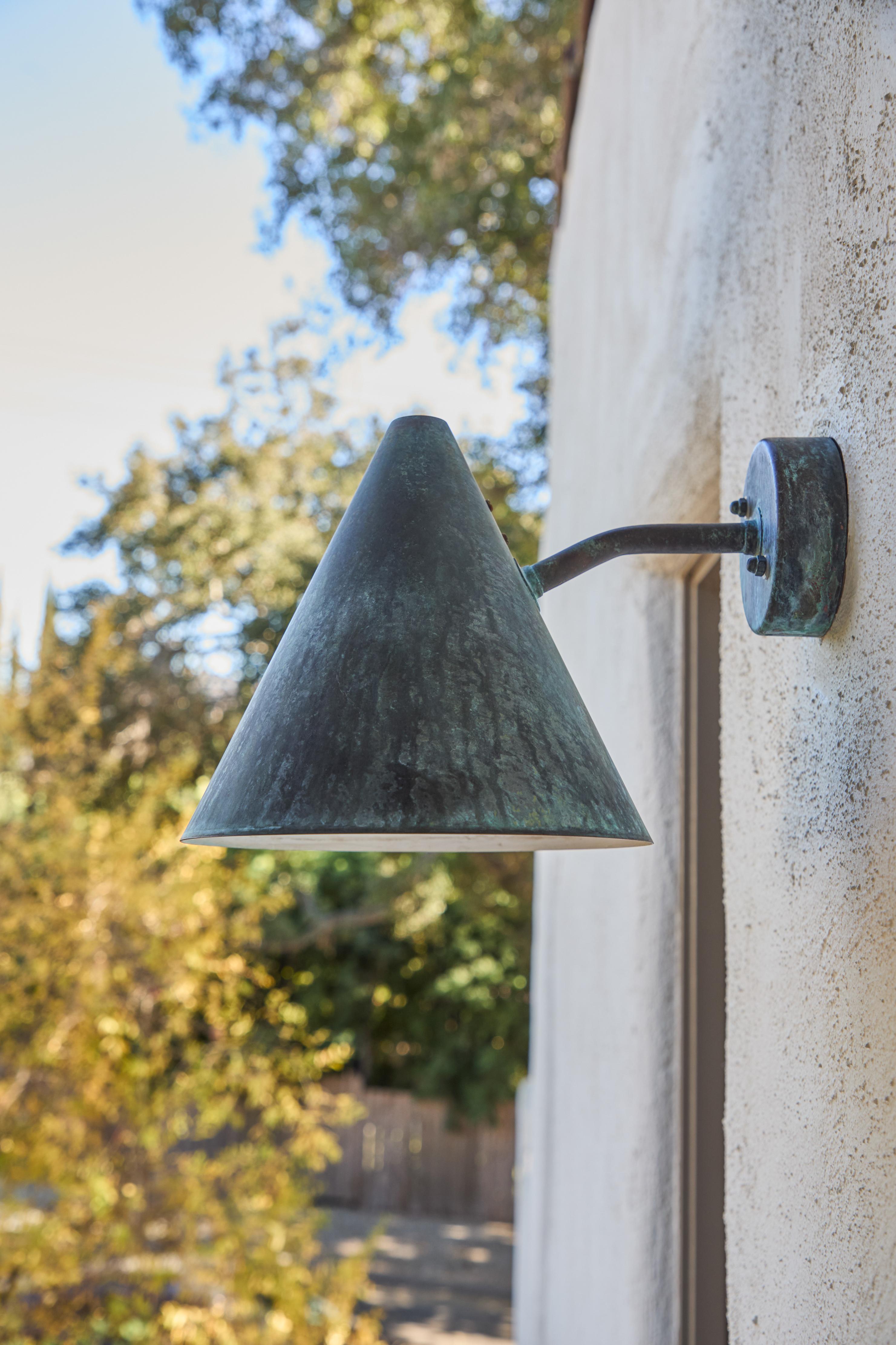 Hans-Agne Jakobsson 'Tratten' Outdoor Sconce in White For Sale 12