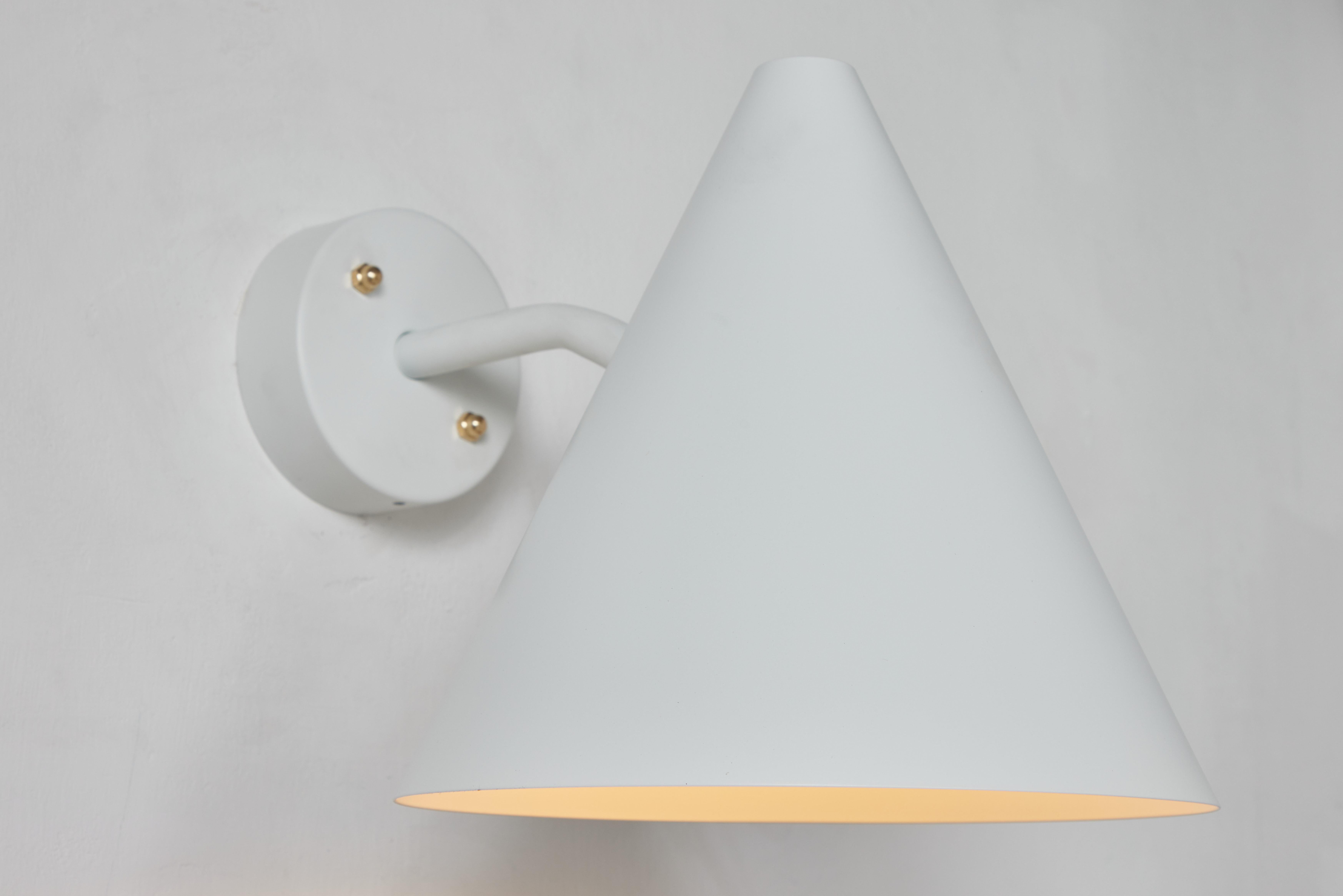 Hans-Agne Jakobsson 'Tratten' Outdoor Sconce in White For Sale 3
