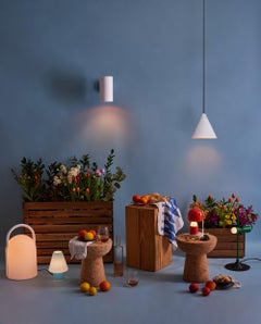 Hans-Agne Jakobsson 'Tratten' Pendant in White