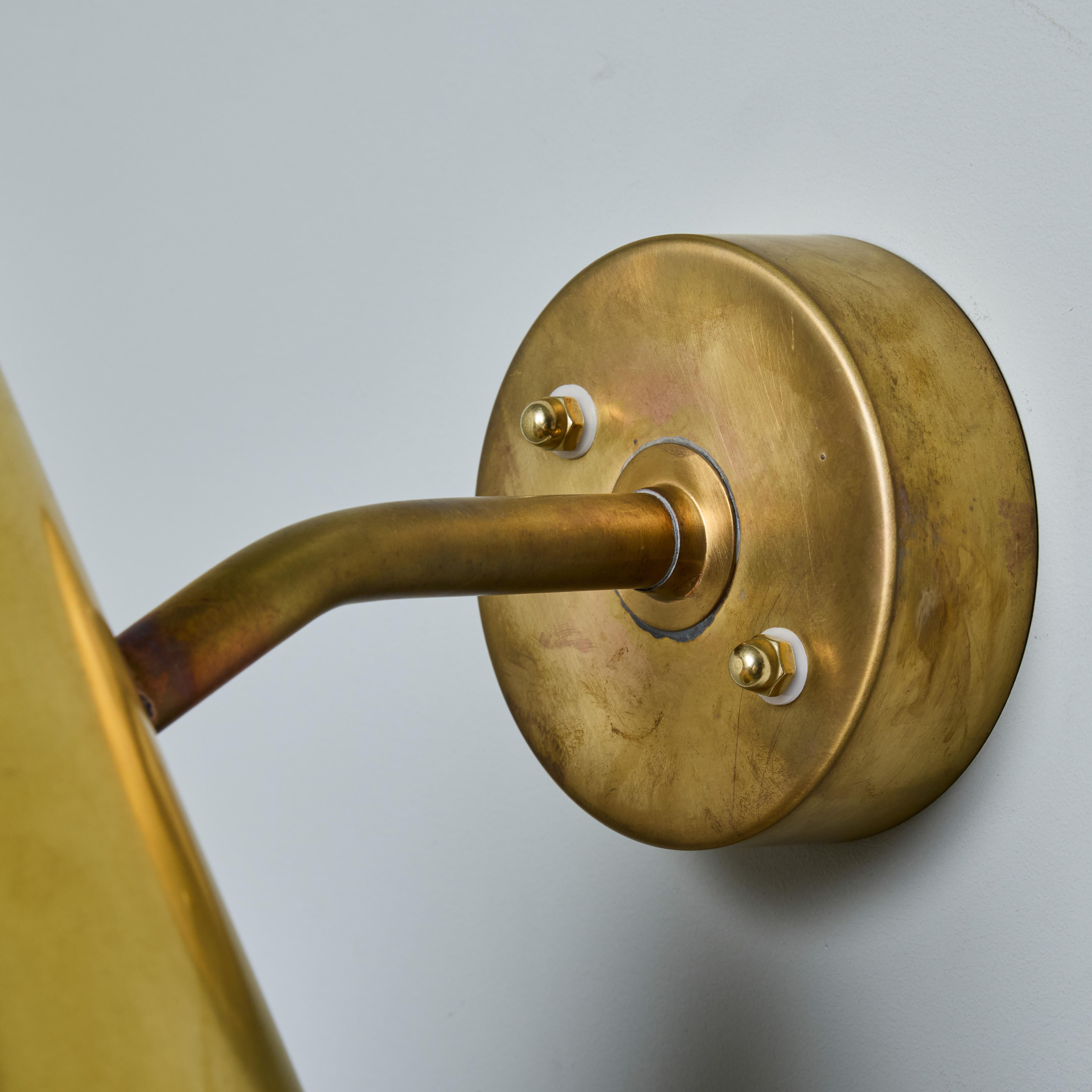 Hans-Agne Jakobsson 'Tratten' Raw Brass Outdoor Sconce For Sale 3
