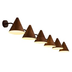 Hans-Agne Jakobsson 'Tratten' Wall Lights in Copper