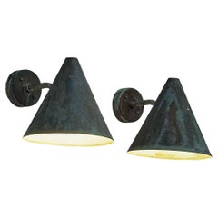 Used Hans-Agne Jakobsson 'Tratten' Wall Lights in Patinated Copper 