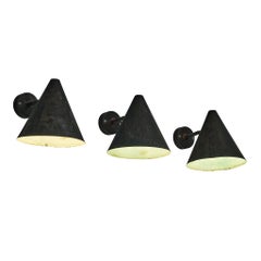 Hans-Agne Jakobsson 'Tratten' Wall Lights in Patinated Copper