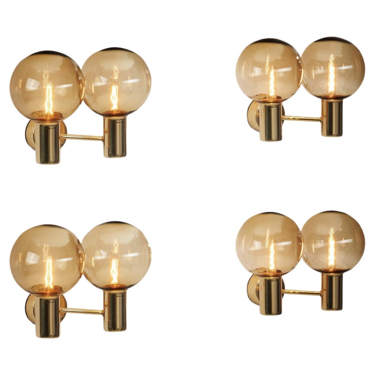 Hans-Agne Jakobsson "V-149/2" Wall Sconces for AB Markaryd, Sweden 1950s