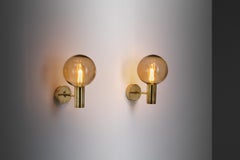 Hans-Agne Jakobsson "V-149" Pair of Wall Sconces for AB Markaryd, Sweden 1960s