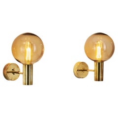 Hans-Agne Jakobsson "V-149" Pair of Wall Sconces for AB Markaryd, Sweden 1960s