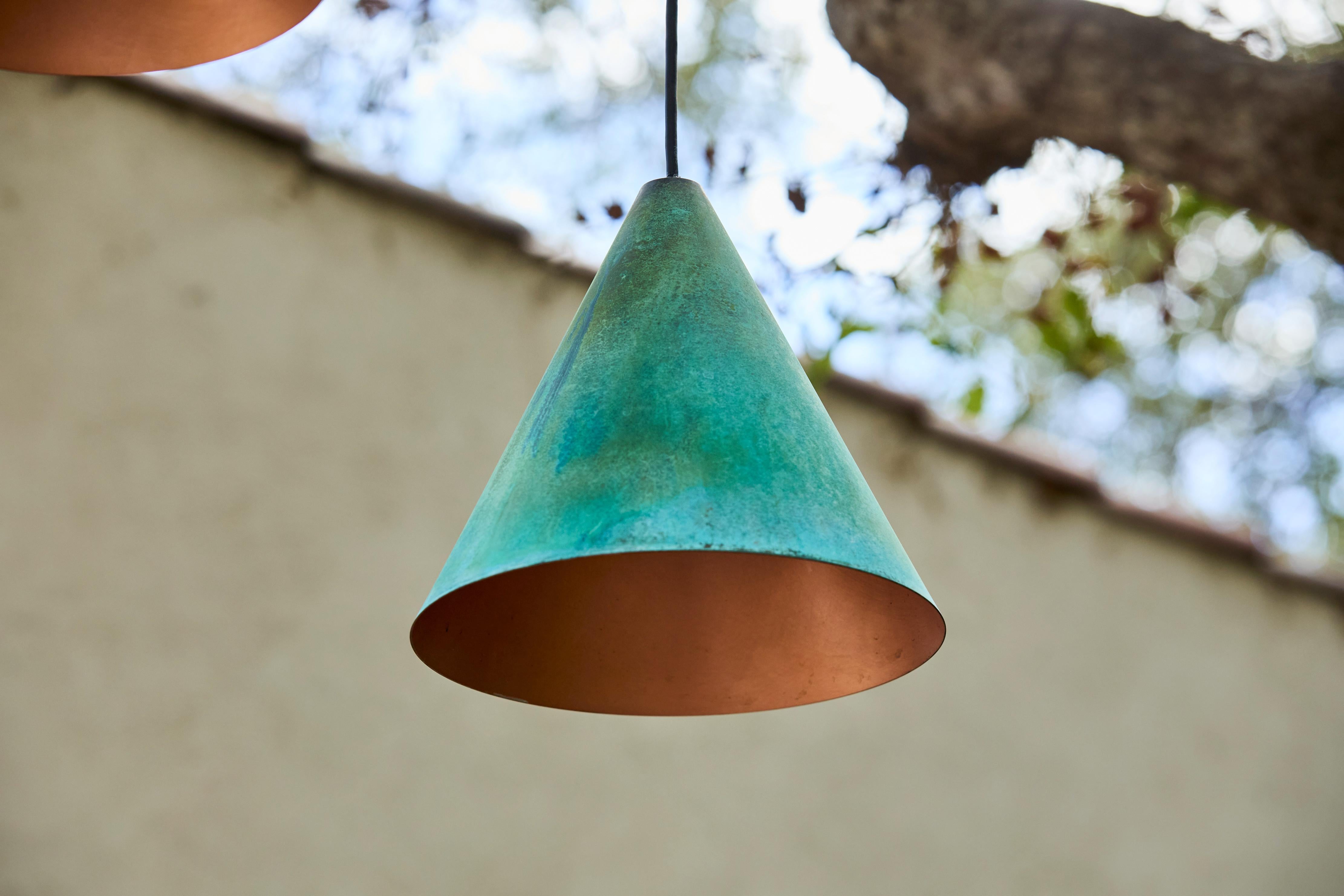 Ciondolo per esterni 'Tratten' di Hans-Agne Jakobsson, patinato color Verdigris in vendita 3