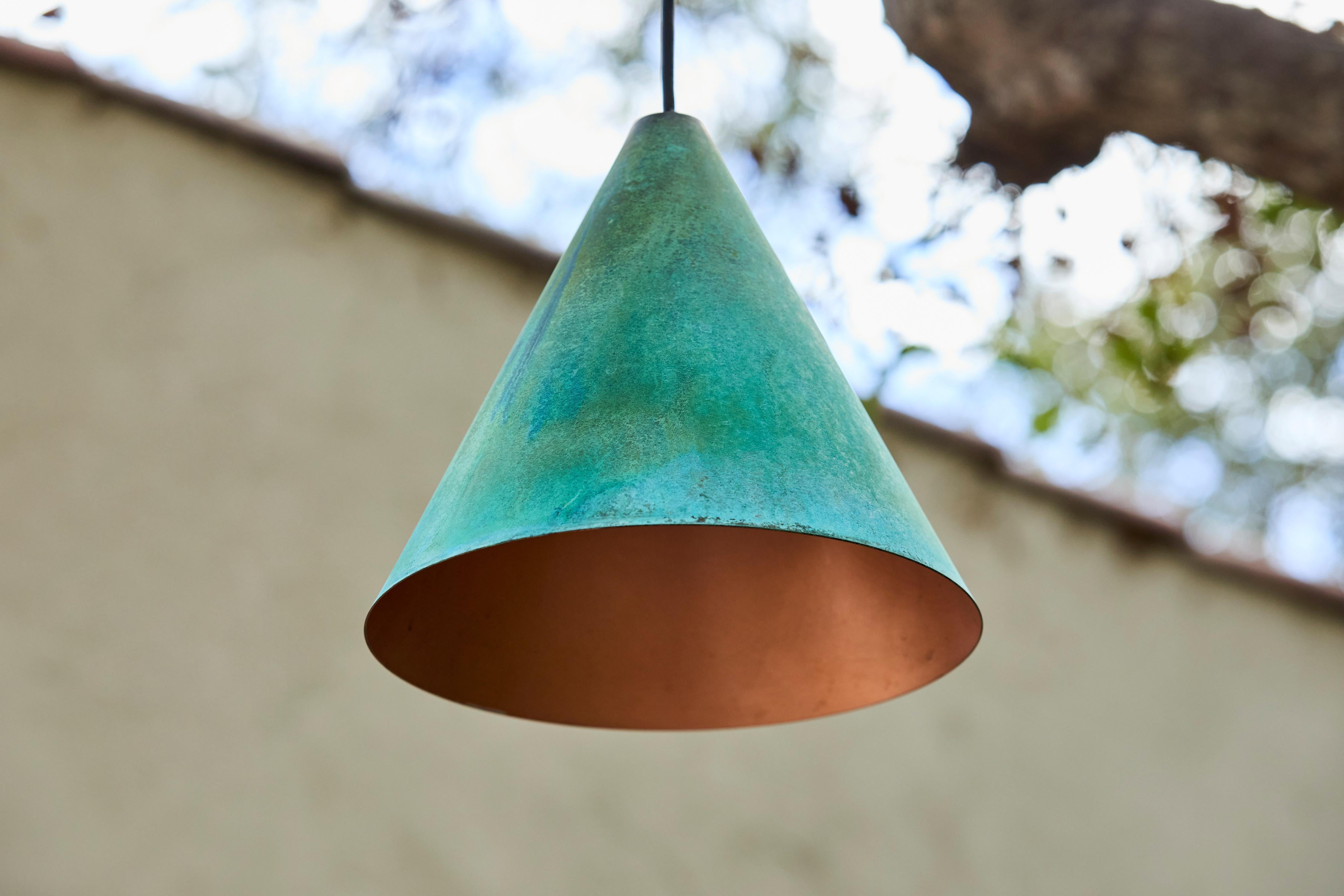 Ciondolo per esterni 'Tratten' di Hans-Agne Jakobsson, patinato color Verdigris in vendita 4