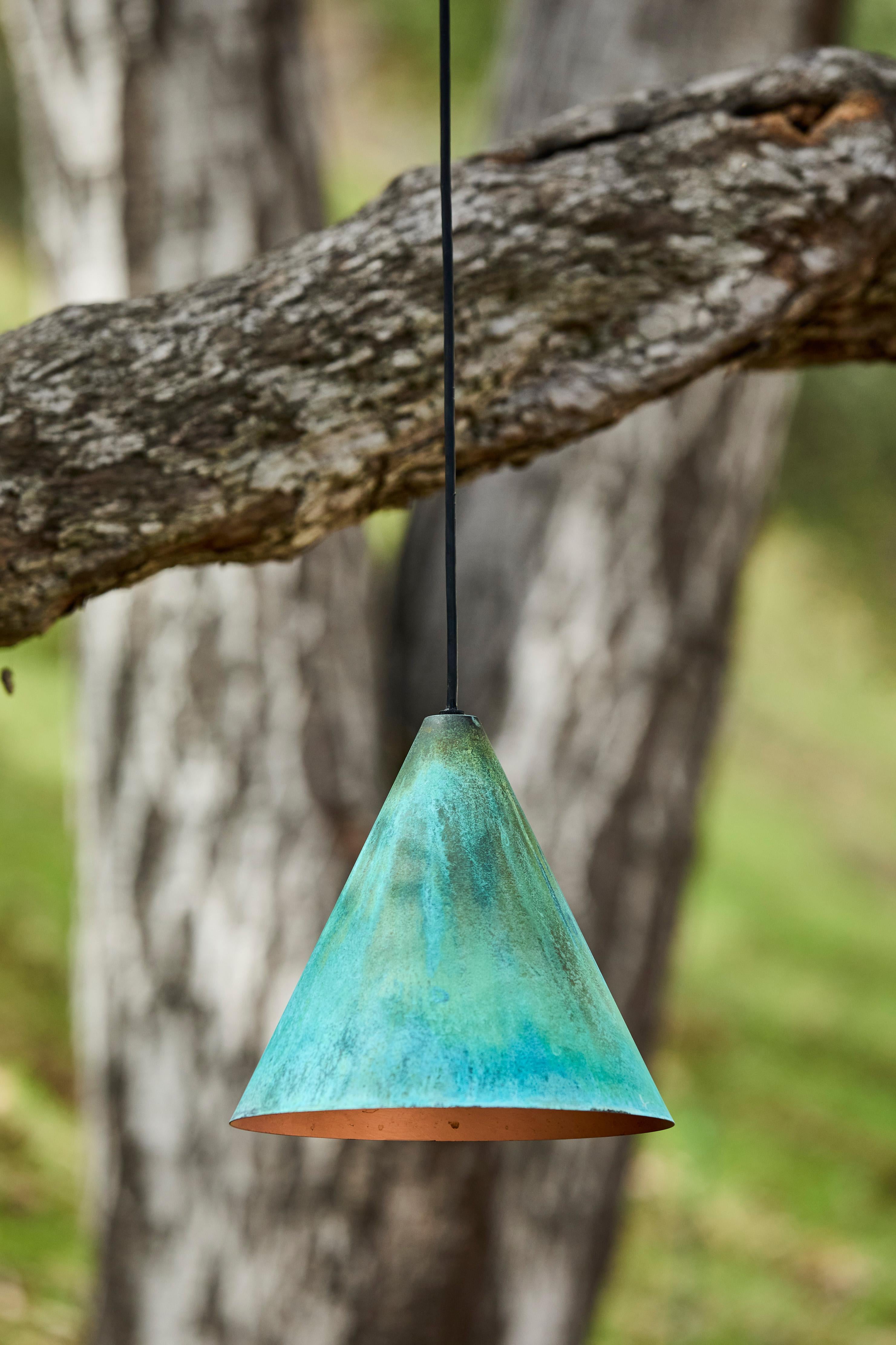 Ciondolo per esterni 'Tratten' di Hans-Agne Jakobsson, patinato color Verdigris in vendita 5