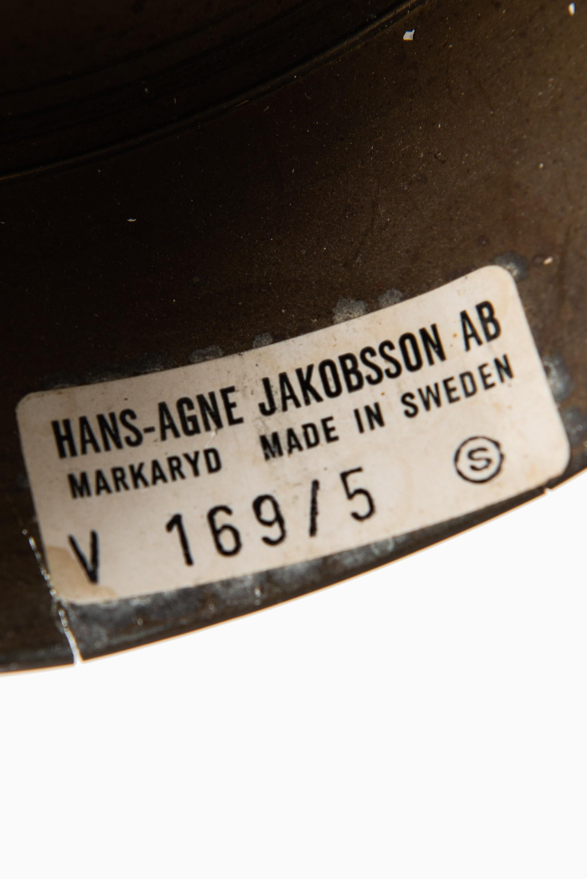 Brass Hans-Agne Jakobsson Wall Lamp Model V-169/5 by Hans-Agne Jakobsson AB in Sweden For Sale