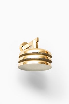 Hans-Agne Jakobsson Wall Lamp Model V-361 in Brass