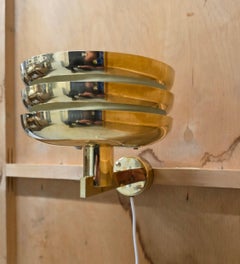 Hans-Agne Jakobsson Wall Lamp Model V-361 in Brass