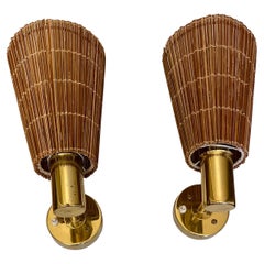 Hans Agne Jakobsson, Wall Lamps Pair, 1950s
