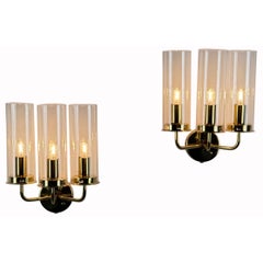 Lampade da parete "Sonata" di Hans-Agne Jakobsson, V.I.I. 169/3 Markaryd, Svezia, anni '60