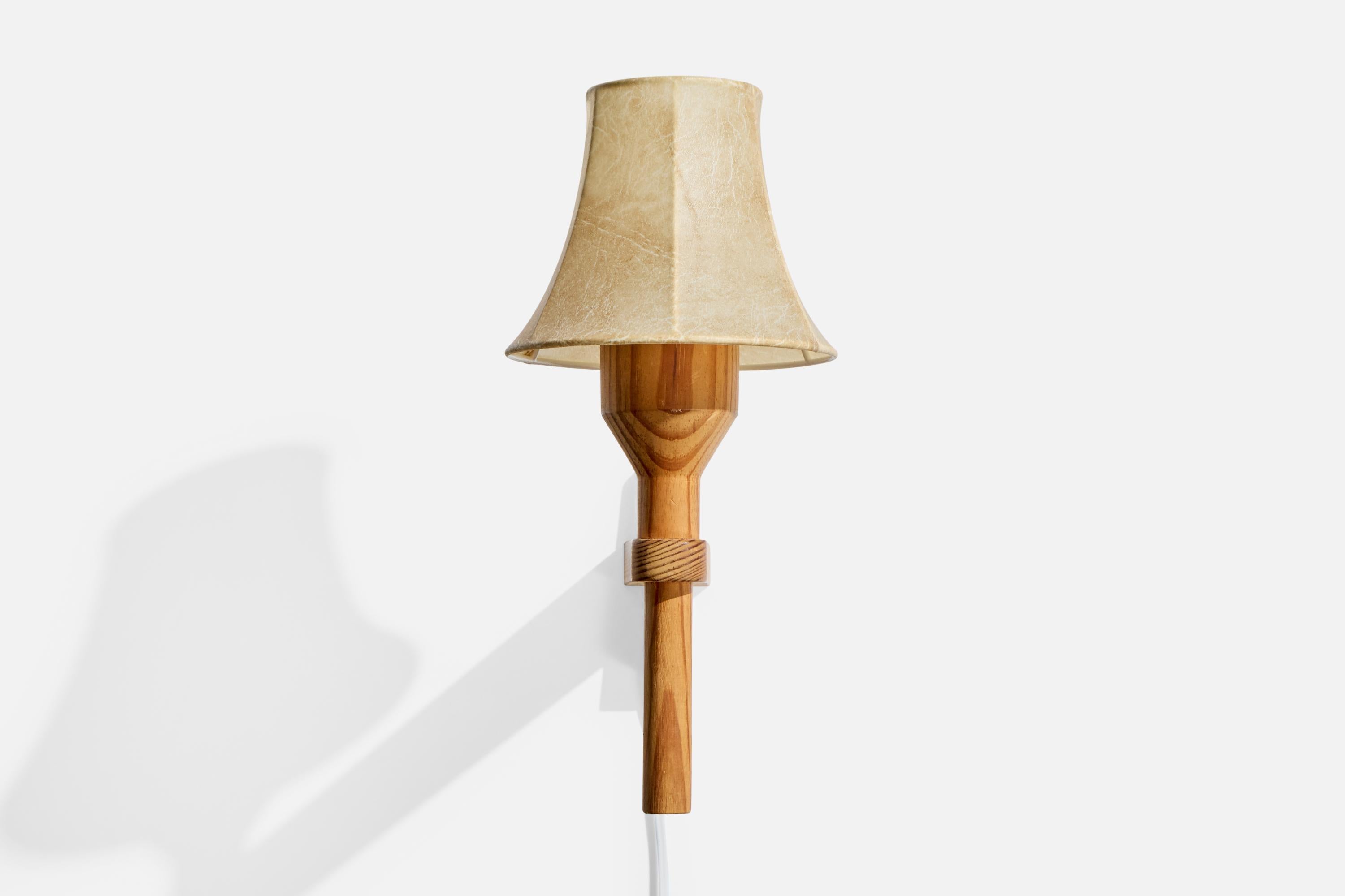 Mid-Century Modern Hans-Agne Jakobsson, Applique, Pin, Parchemin, Suède, 1970 en vente