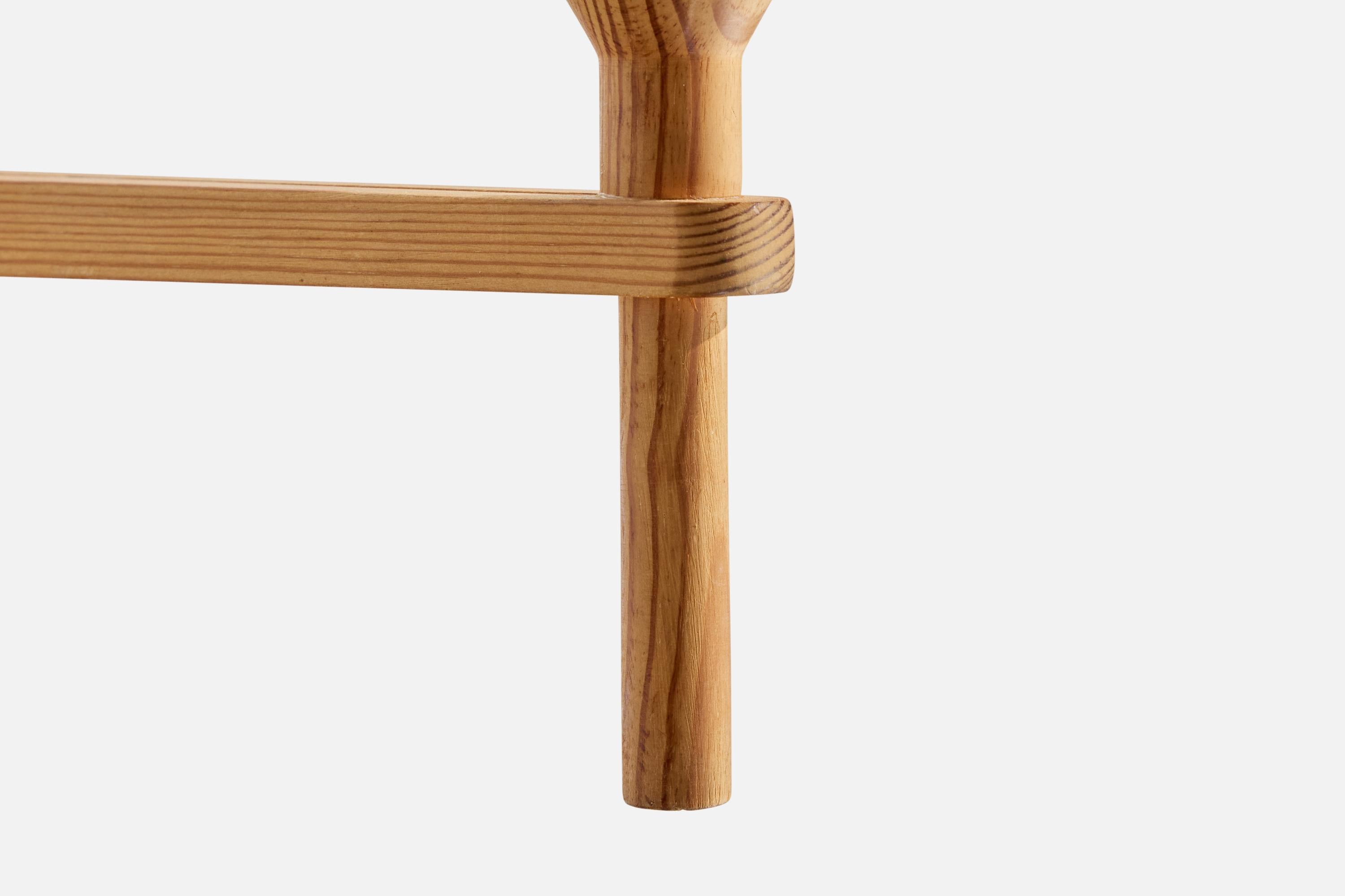 Fin du 20e siècle Hans-Agne Jakobsson, Applique, Pin, Parchemin, Suède, 1970 en vente