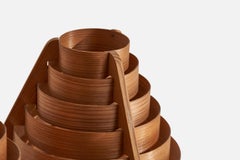 Hans-Agne Jakobsson, Wall Light, Pine, Sweden, 1970s