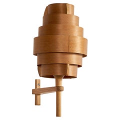 Hans-Agne Jakobsson, Wall Light, Pine, Sweden, 1970s