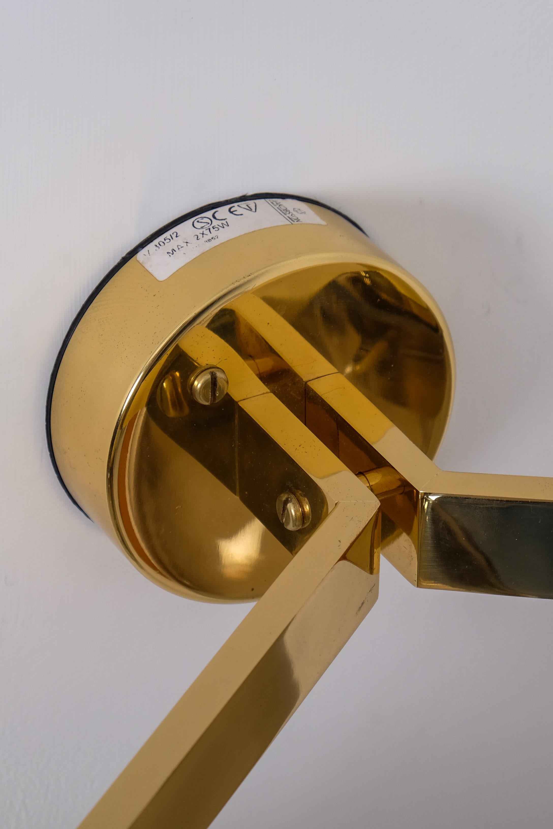 Hans-Agne Jakobsson Aplique V-305/2, años 70 Latón en venta