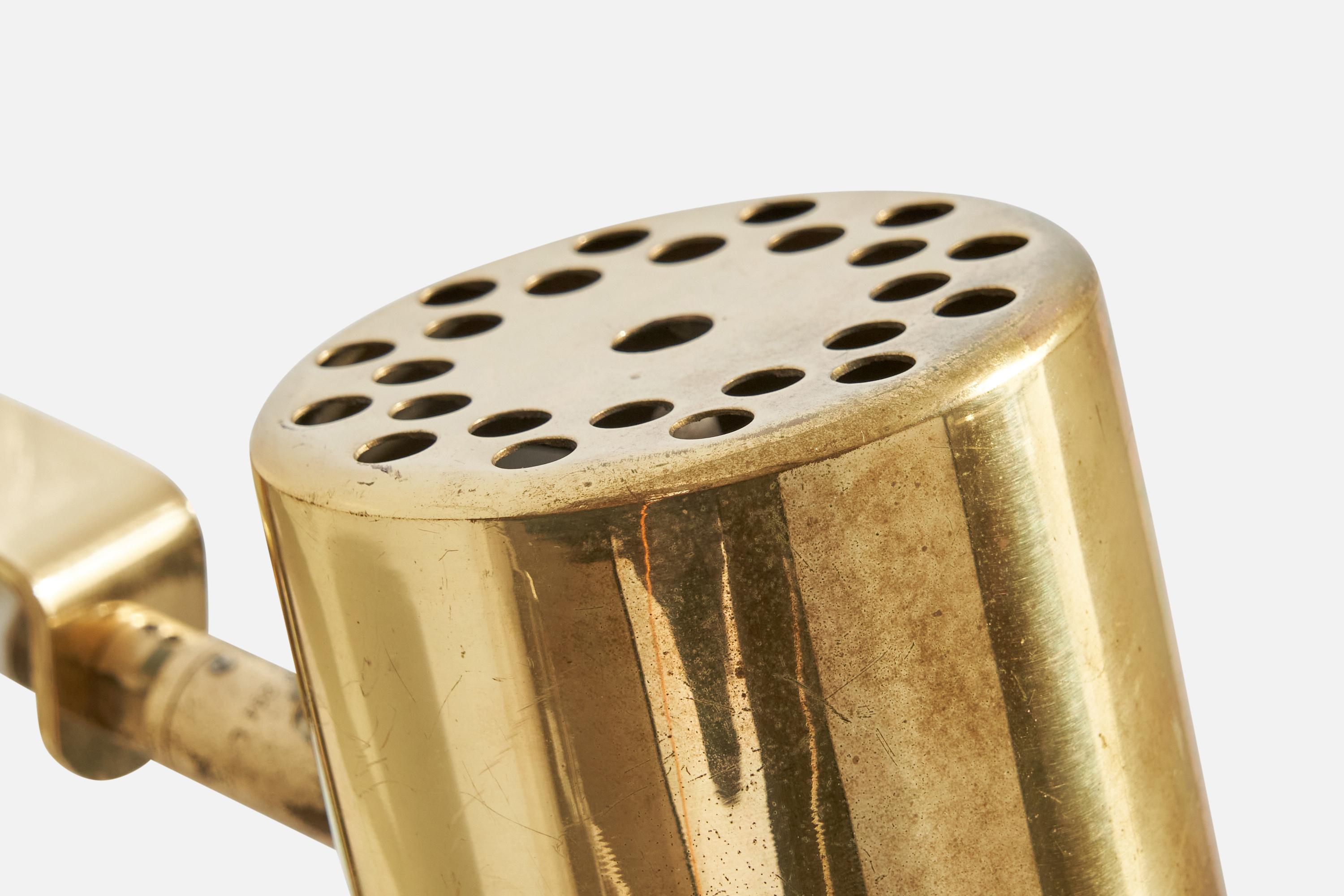 Hans-Agne Jakobsson, Wall Lights, Brass, Sweden, 1960s in vendita 2