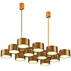 Lustre en laiton T363/12 de Hans Agne Jakobsson