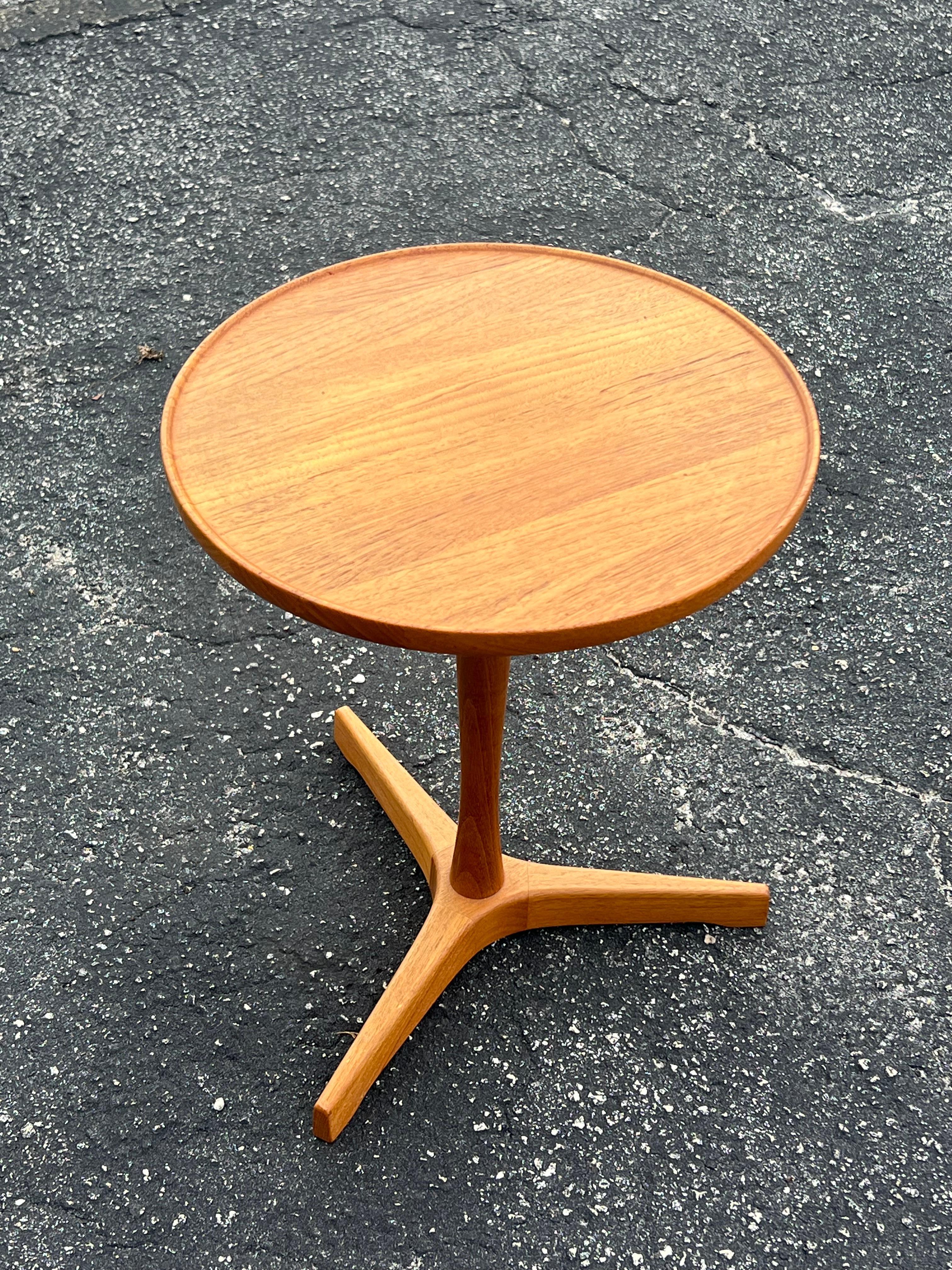 Mid-Century Modern Hans Andersen Danish Teak Side Table Ca' 1960's