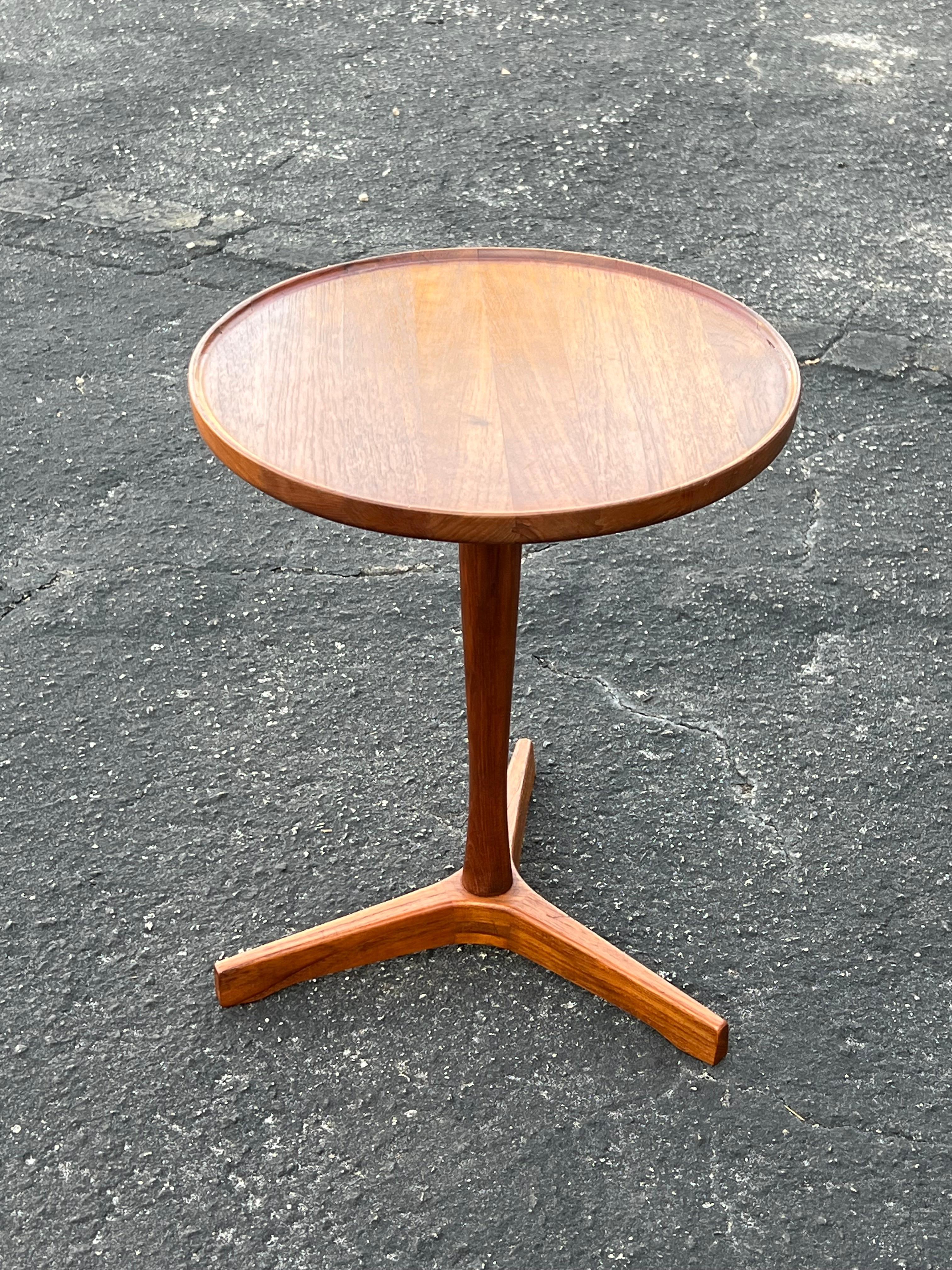Mid-20th Century Hans Andersen Danish Teak Side Table For Sale