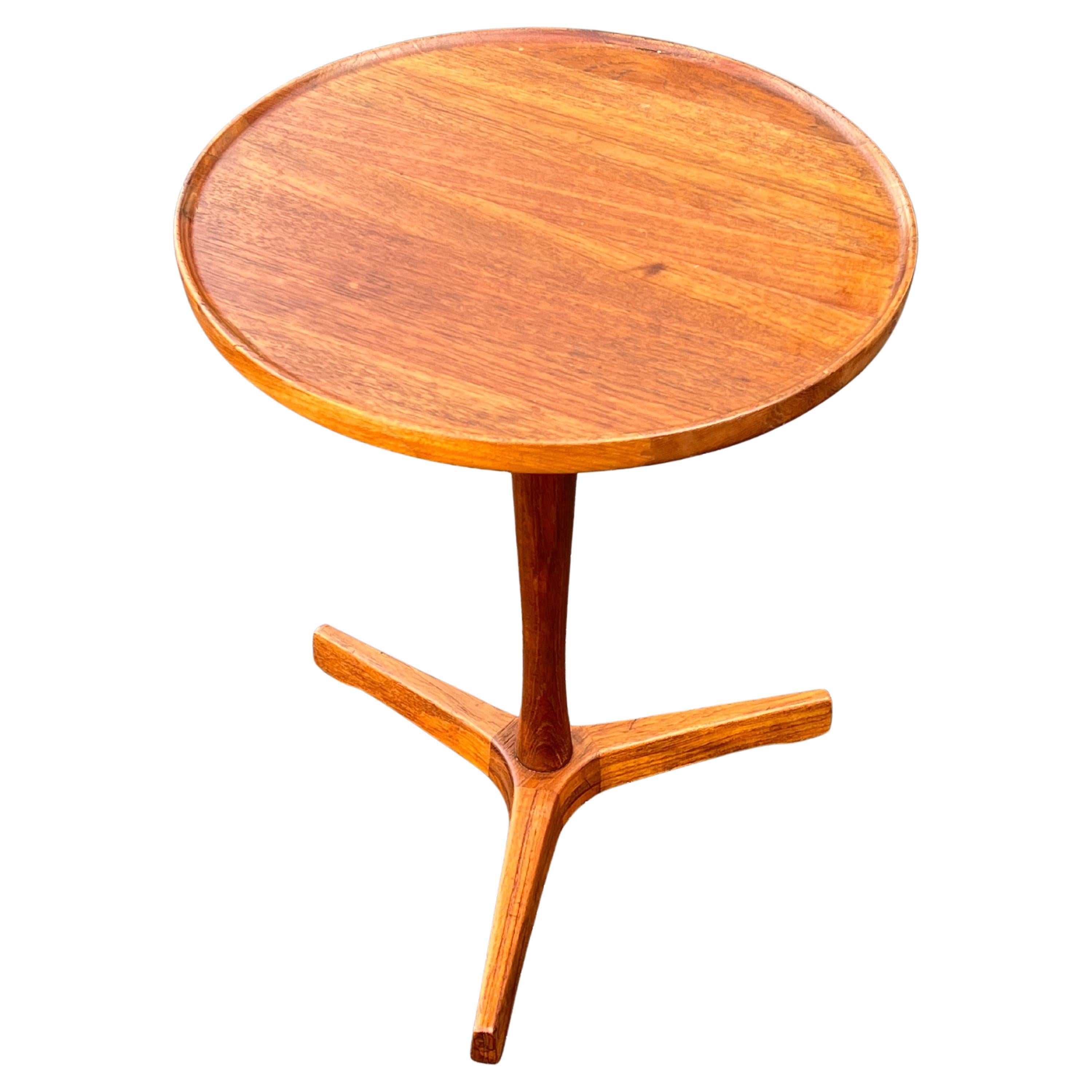 Hans Andersen Danish Teak Side Table For Sale