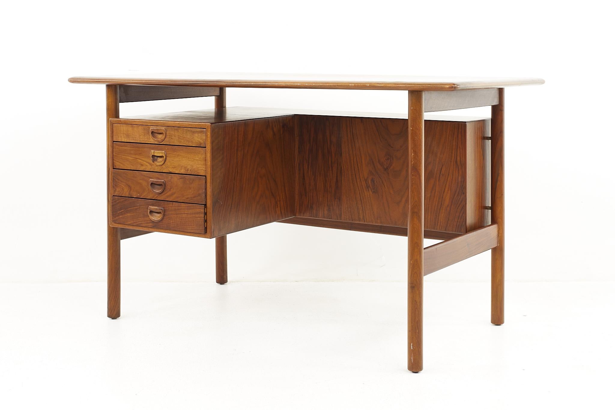 Mid-Century Modern Hans Andersen Mid Century Danish Rosewood Desk For Sale
