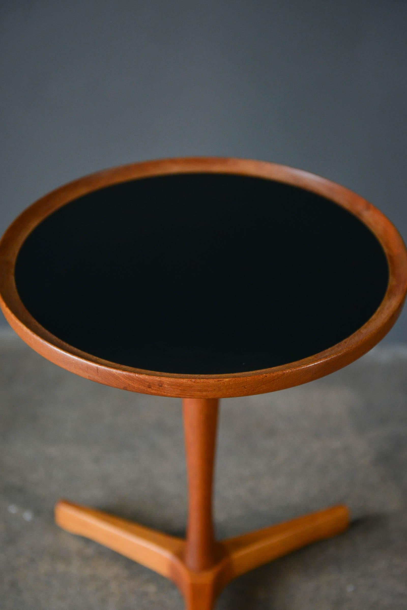 Scandinavian Modern Hans Andersen Teak Tripod Side Table, circa 1965