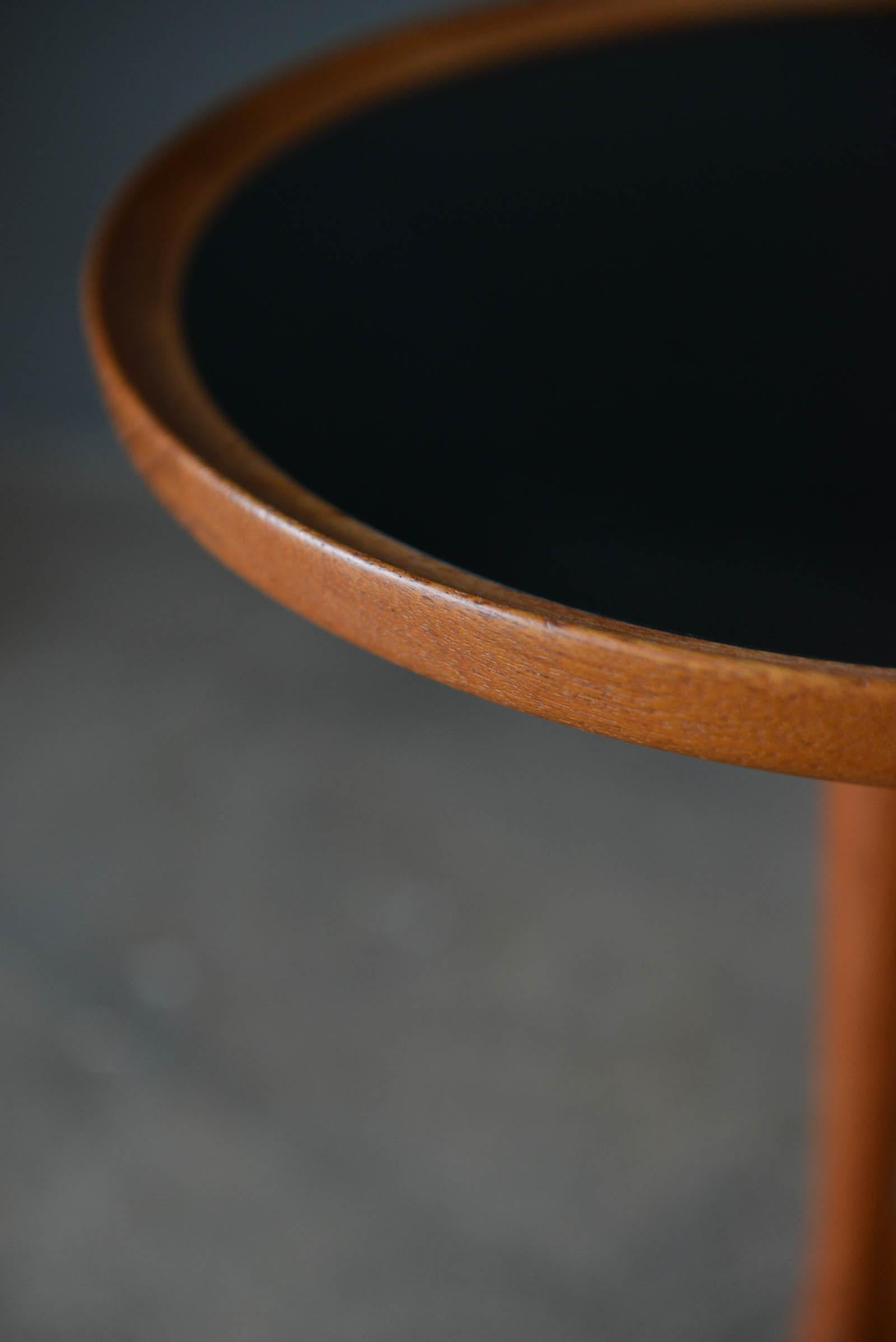 Danish Hans Andersen Teak Tripod Side Table, circa 1965