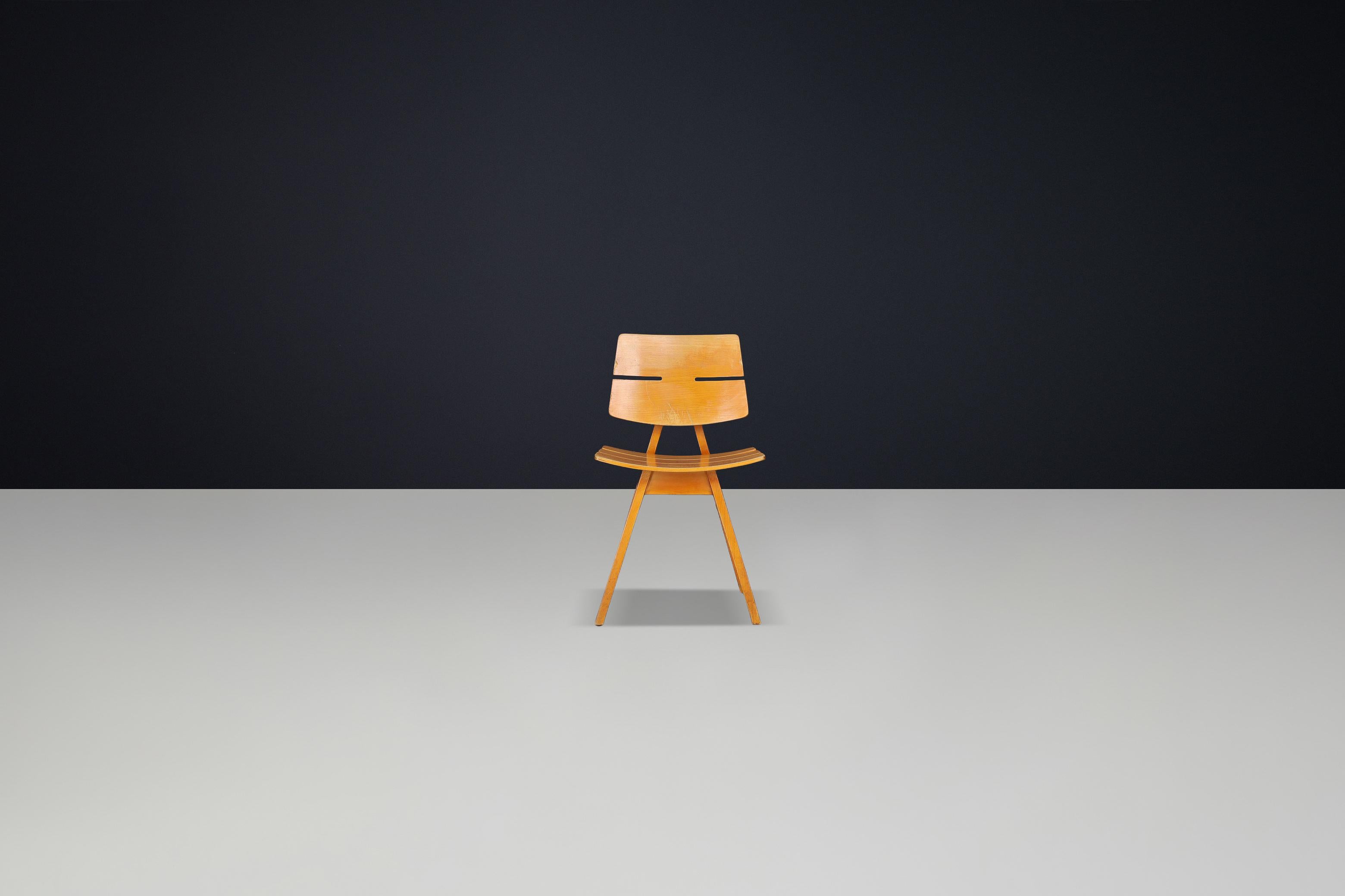 Hans Anliker Chaises de salle à manger du milieu du siècle pour Horgen-Glarus, 1962 - Lot de 6 en vente 3
