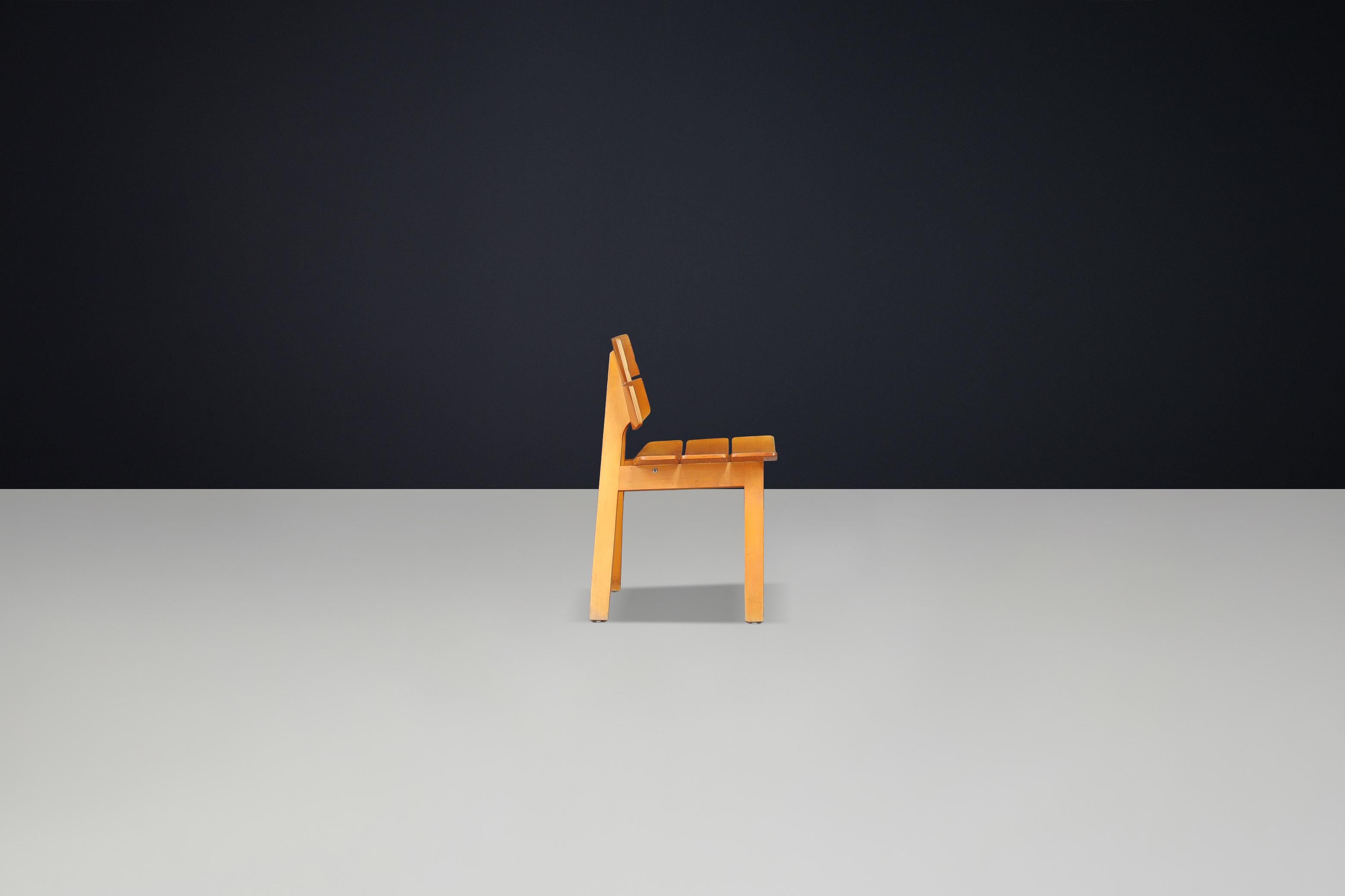 Hans Anliker Chaises de salle à manger du milieu du siècle pour Horgen-Glarus, 1962 - Lot de 6 en vente 6